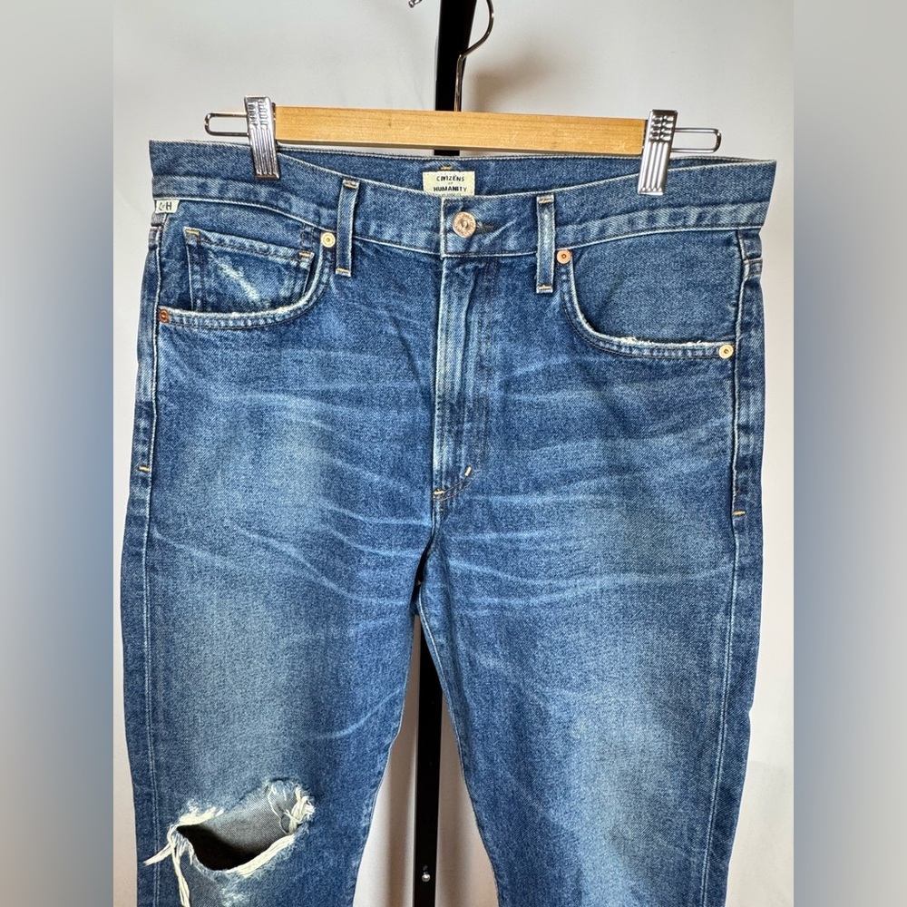 Citizens Of Humanity Premium Vintage Dree Crop High-Rise Slim Straight Jeans 29 - Picture 4 of 15